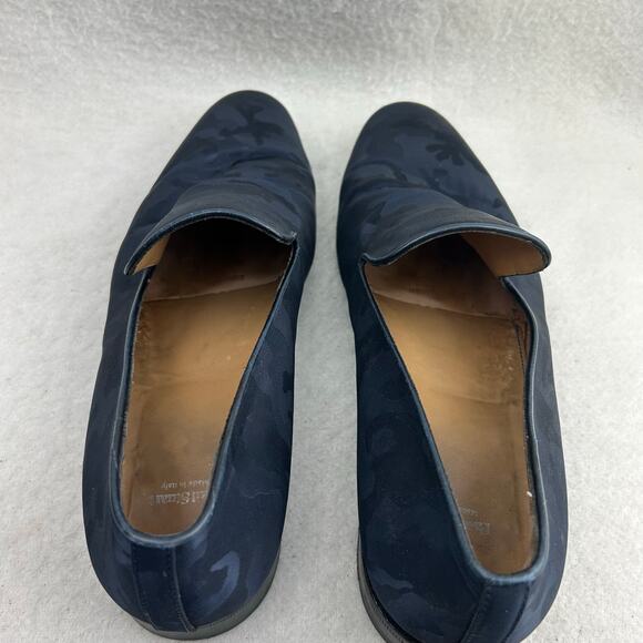 Paul Stuart Portland Men\'s Blue Navy Camo Venetian Loafers Formal Slip-On Sz 10M main image 9